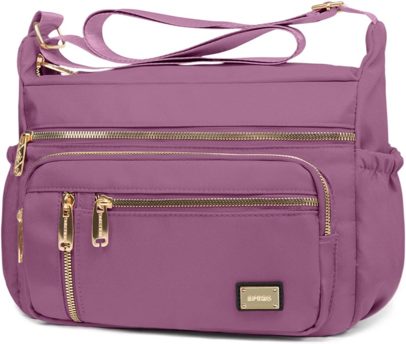 NPBAG Crossbody Bag for Women, Shoulder Purse Handbag Messenger Bag, Trendy Pocketbooks, Waterproof and Multi-Pockets - Image 1